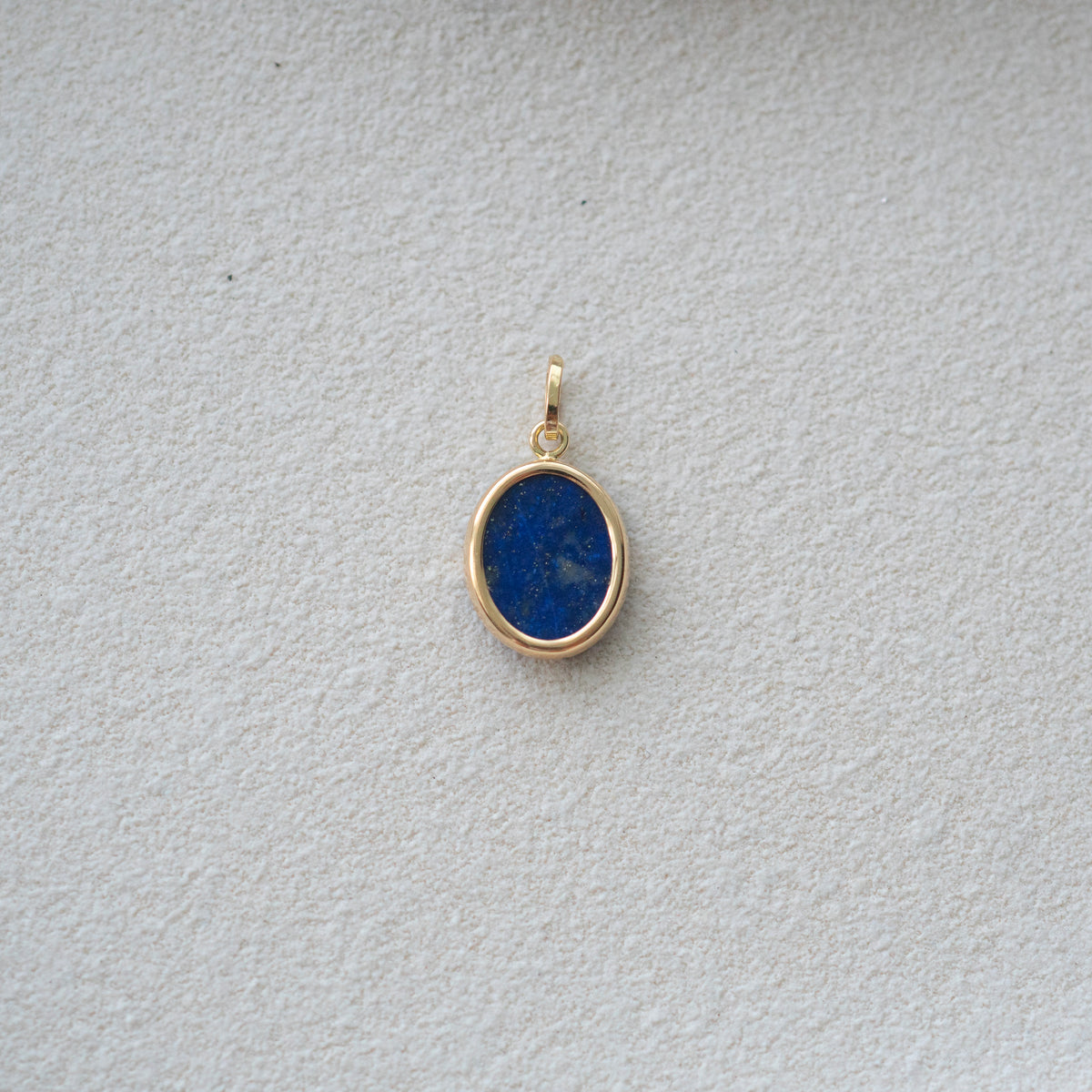 Gold deals lapis pendant