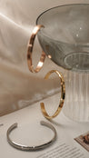 KYU BEVELLED CUFF BANGLE